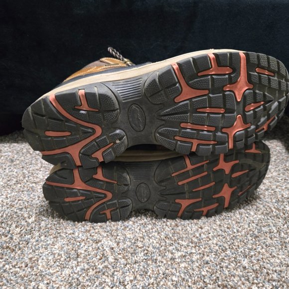 Eddie Bauer Brandon Leather Combat Boots, Men's Size 10, Brown, Hiking Boots - Picture 4 of 4